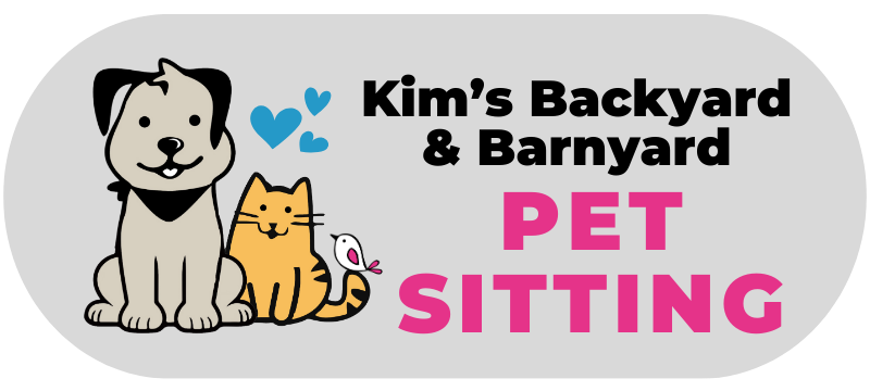 Kim's Backyard & Barnyard Pet Sitting Logo