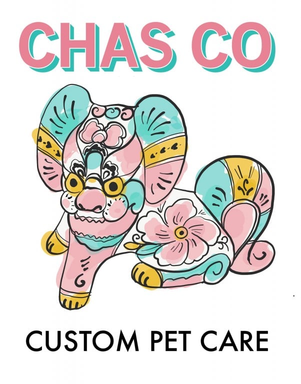 Chas Co Custom Pet Care Logo