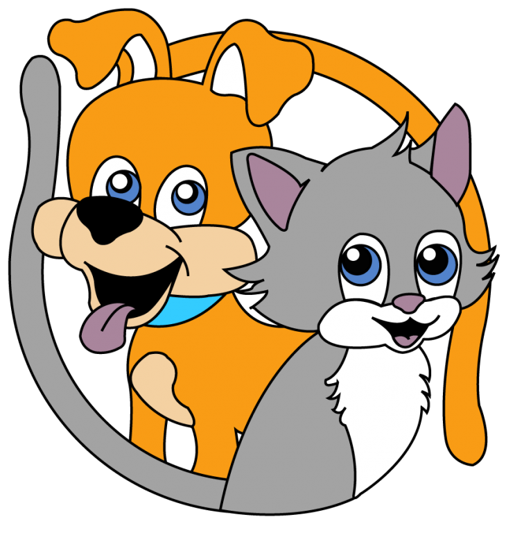 Smiling Tails Pet Care Logo