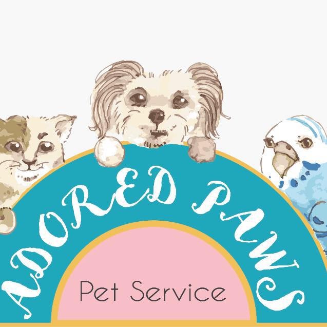 Adored Paws Pet Services Logo