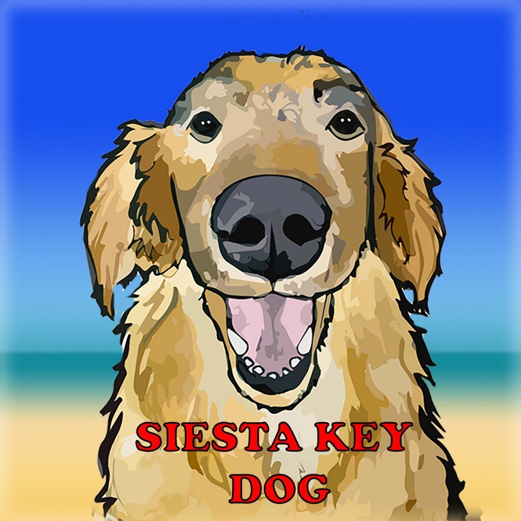 Siesta Key Dog Logo