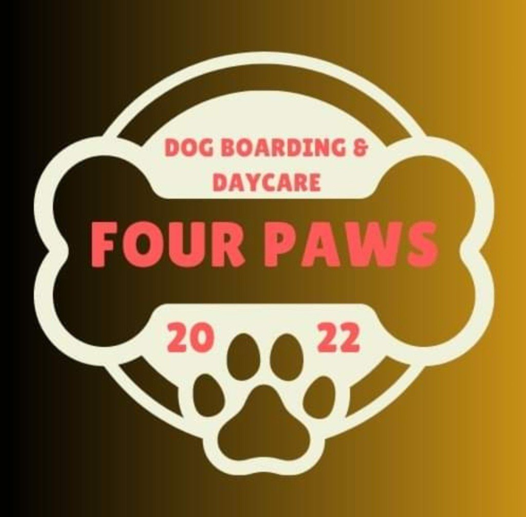 Four Paws Dog Boarding and Daycare Logo