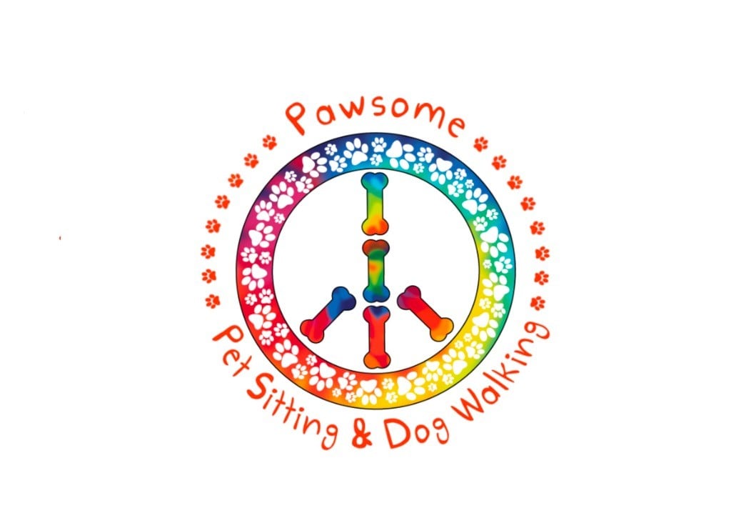 Pawsome Pet Sitting  Logo