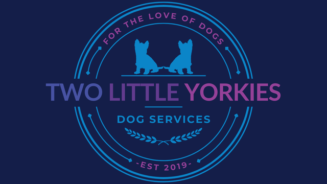 Two Little Yorkies Dog Services Logo